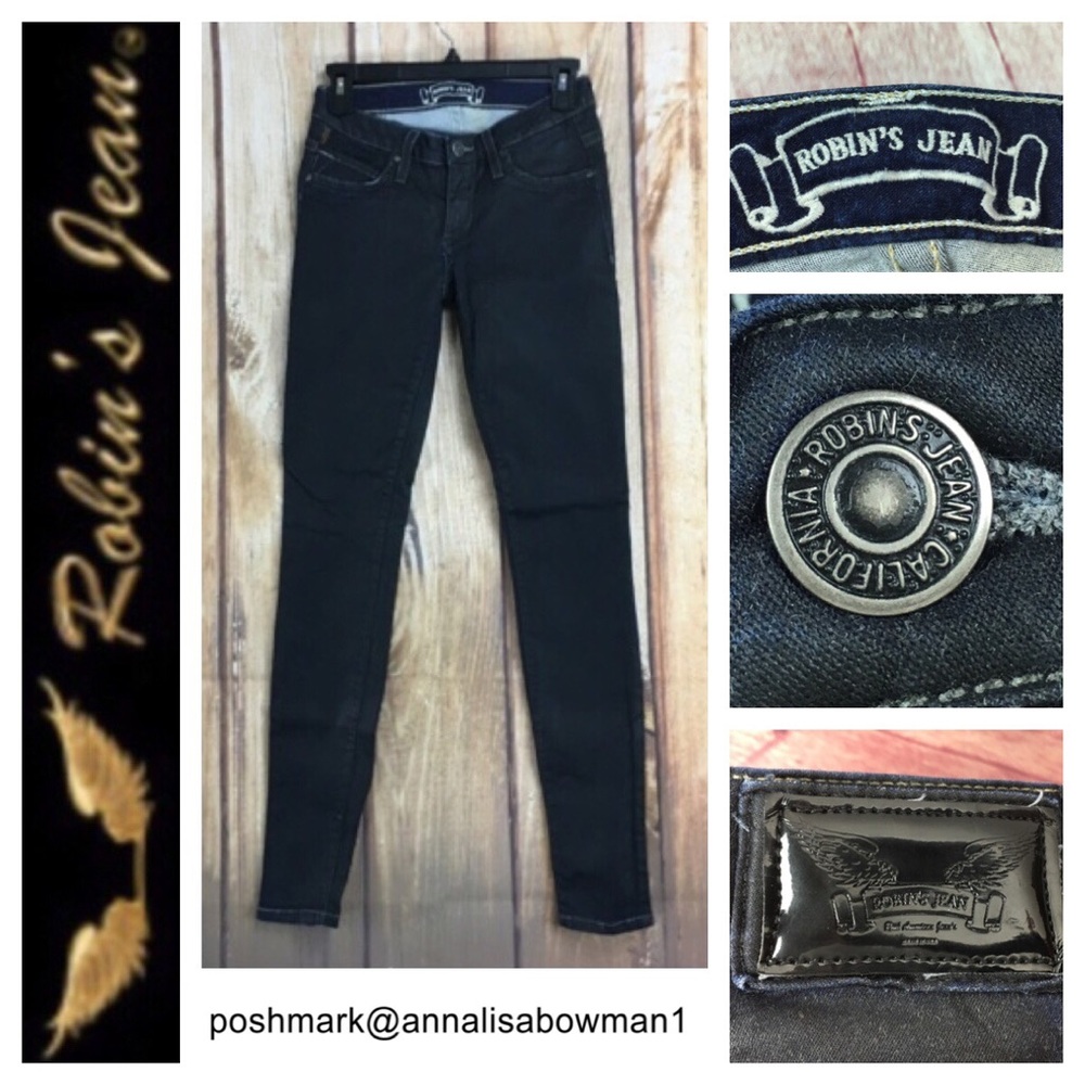 💸Robin’s Jeans coated stretch skinny jean